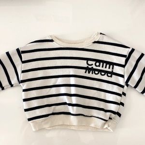 Zara Striped Sweatshirt